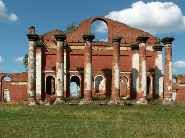 Ruins of XIX century house — Stock Photo, Image