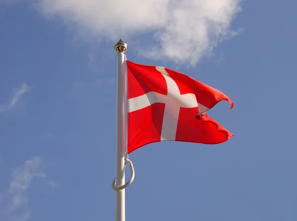 Dinamarca bandera —  Fotos de Stock