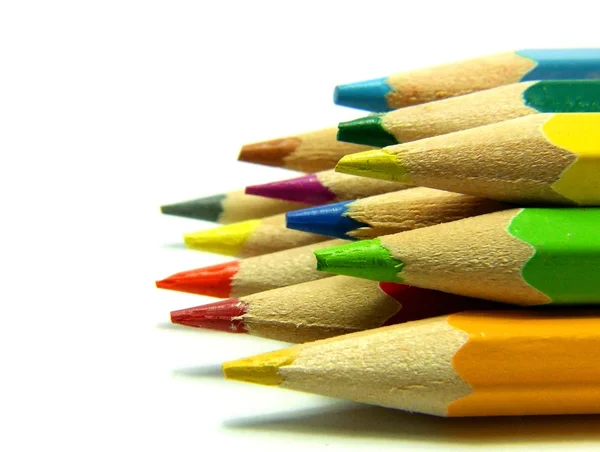 Cabeças de lápis — Fotografia de Stock