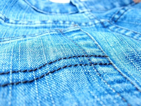 Blue Jeans Material — Stockfoto