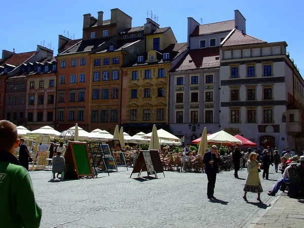 Cidade velha em Varsóvia, Polônia — Fotografia de Stock