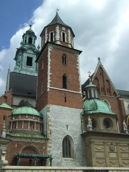 Wawel-kathedraal in Krakau, Polen — Stockfoto