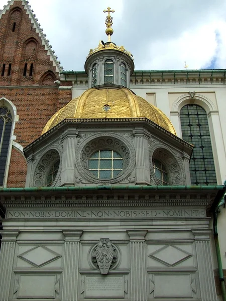 Wawel-kathedraal in Krakau, Polen — Stockfoto