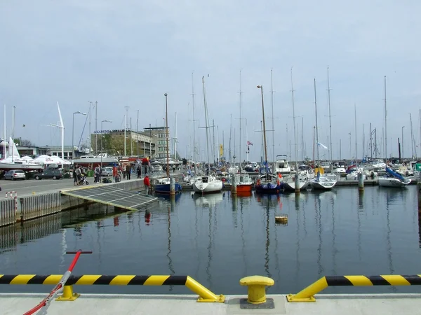 Marina en Gdynia, Polonia — Foto de Stock