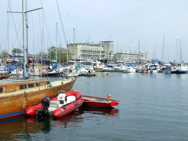 Marina, Gdynia, Lengyelország — Stock Fotó