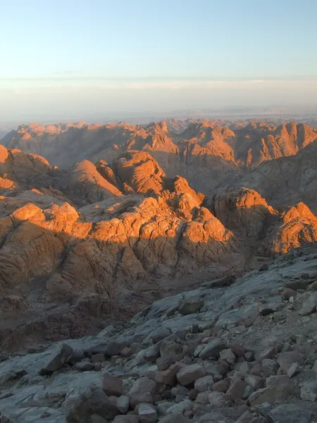 Monte Sinaí amanecer — Foto de Stock