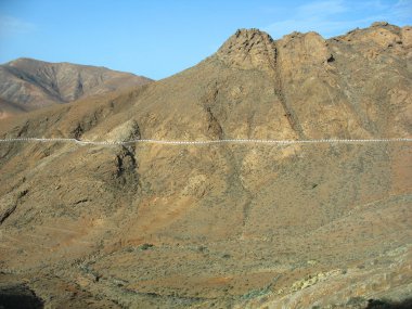 fuerteventura kırsal yol