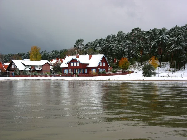 stock image Nida town in Curonian Spit