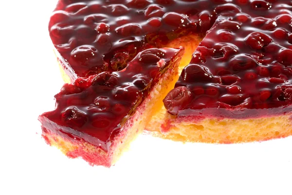Cherry and cranberry cake. — Stock Photo, Image