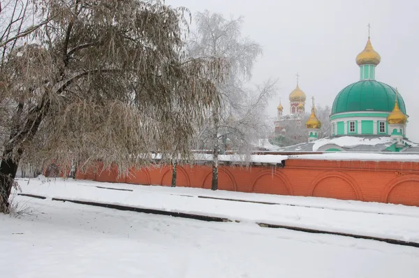 stock image Winter church