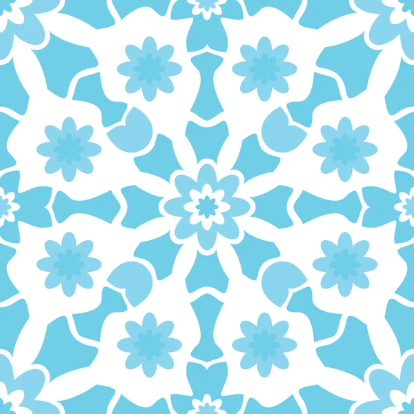 Patrón de repetición sin costura abstracta azul — Archivo Imágenes Vectoriales