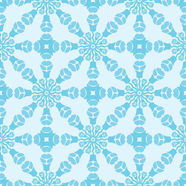 Blue abstract seamless repeat pattern — Stock Vector