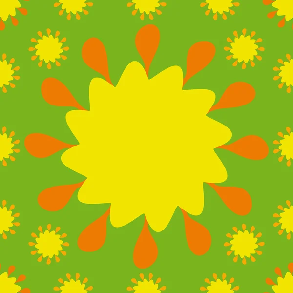 Абстрактний квітковий безшовний візерунок — стоковий вектор