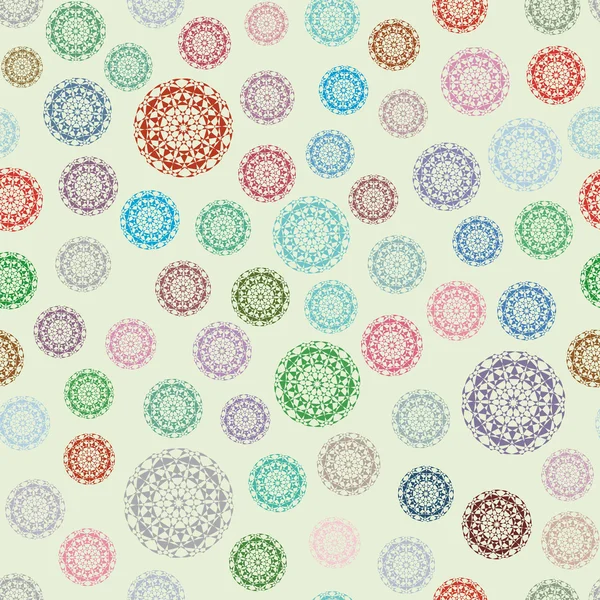 Floral abstract seamless pattern — Stock Vector