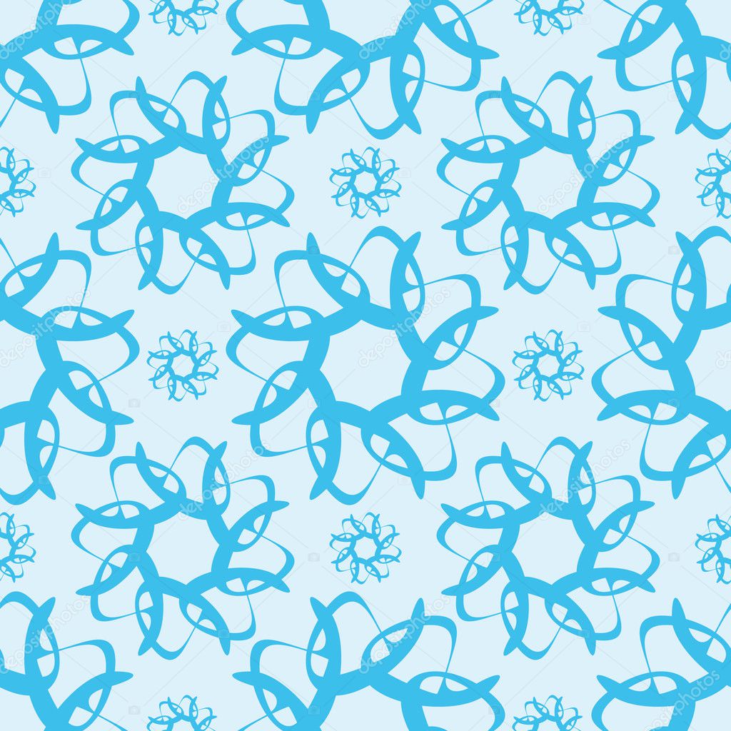 Floral abstract seamless pattern
