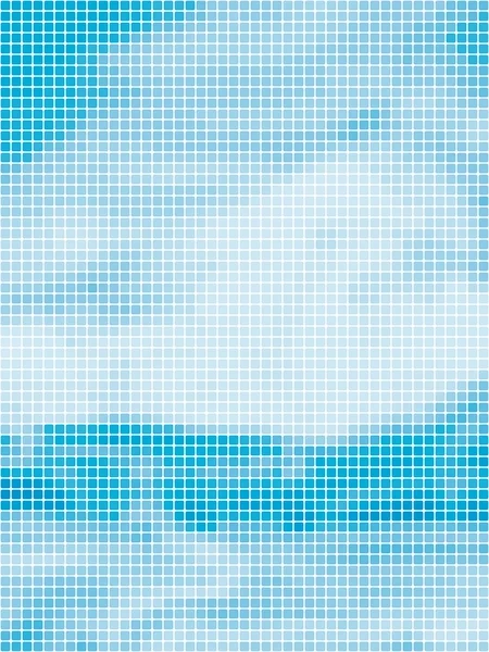 Blue abstract mosaic background — Stock Vector