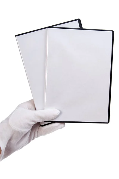 Isolated - blank case DVD / CD — Stock Photo, Image