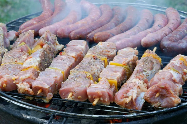 Vista sul barbecue — Foto Stock