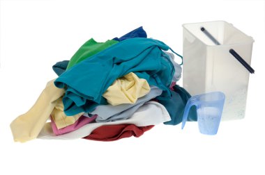 Clothes for the laundry clipart