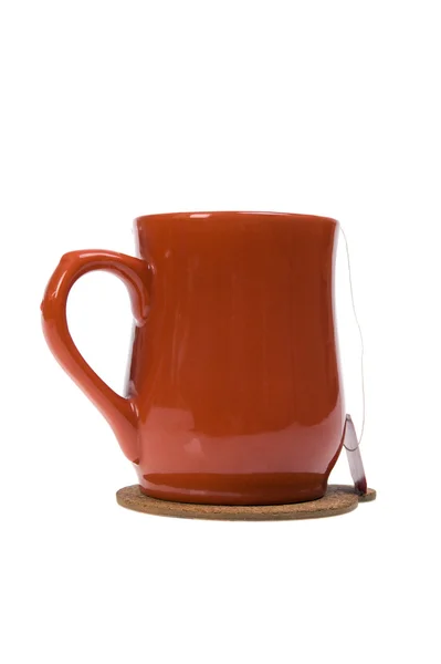 stock image Tea cup with tea bag