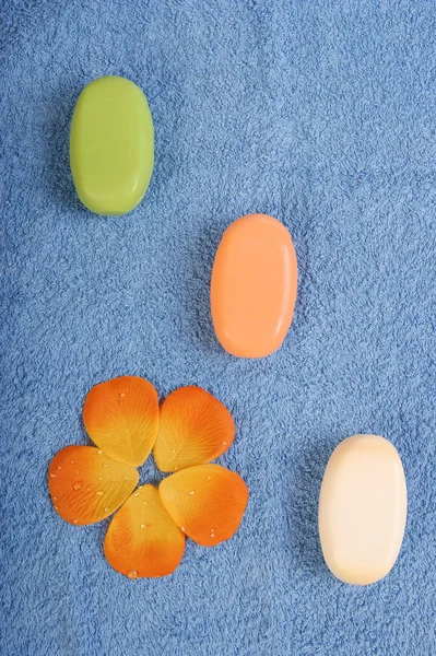 Sabonetes coloridos — Fotografia de Stock