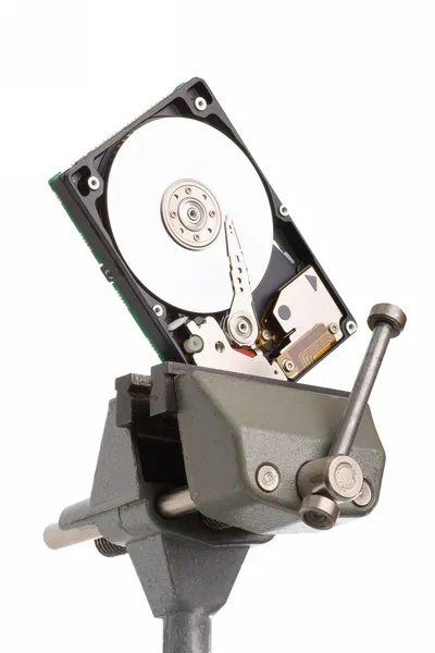 Reparar disco duro del ordenador magnético —  Fotos de Stock