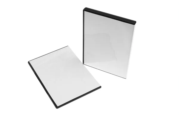 Isolated - blank case DVD / CD — Stock Photo, Image