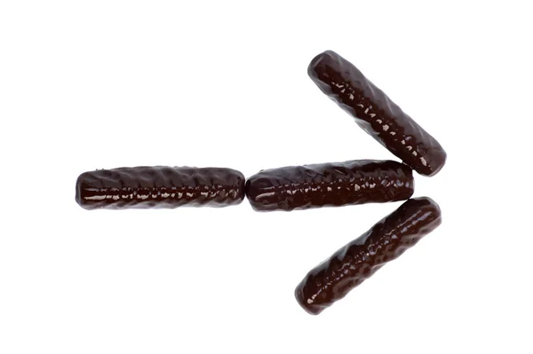Кількість, фігура - шоколадні палички — стокове фото