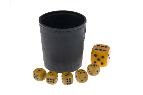 stock image Dice isolated on white