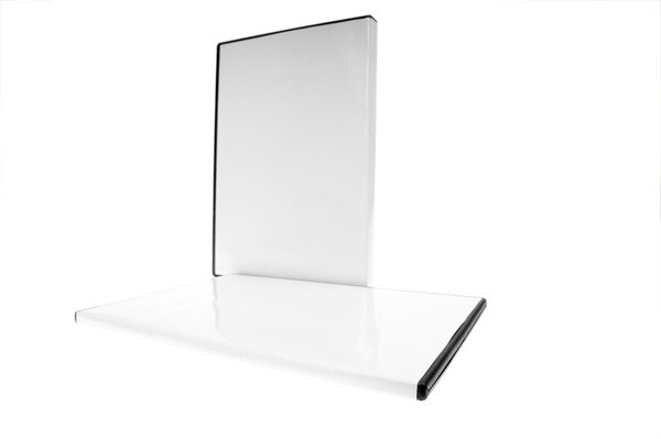 Blank case DVD / CD white background