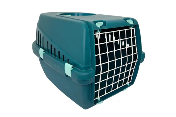 Транспортный ящик для домашних животных — стоковое фото