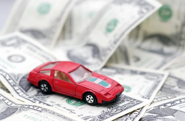 stock image Car and money