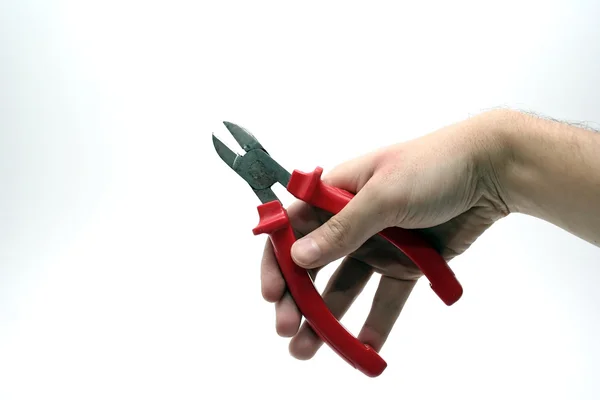 Mão com ferramenta — Fotografia de Stock