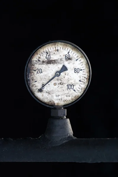 Manómetro oxidado — Foto de Stock