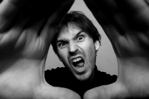 Homem zangado — Fotografia de Stock