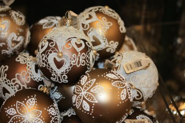 Christmas balls clipart