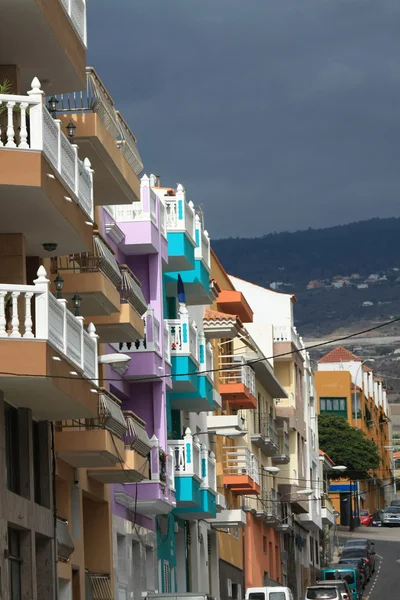Case colorate a Tenerife — Foto Stock