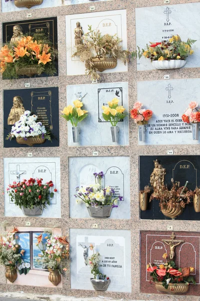 Hiszpański cmentarz — Zdjęcie stockowe