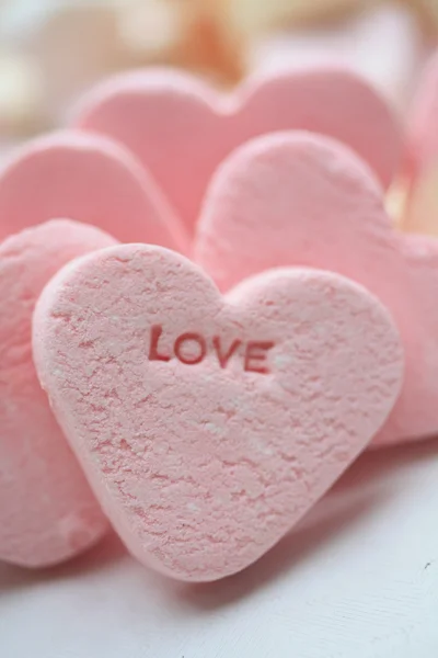 Valentine candy srdce — Stock fotografie