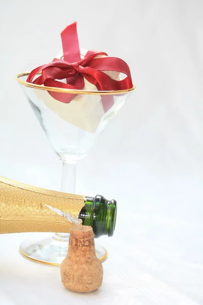 Champagne proposal — Stock Photo, Image