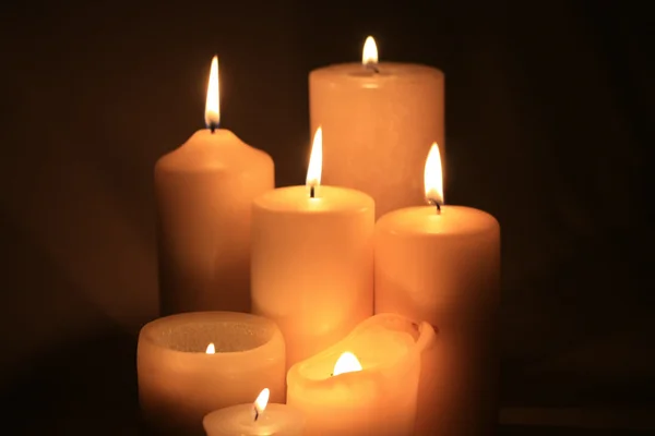 Gruppo di candele — Foto Stock
