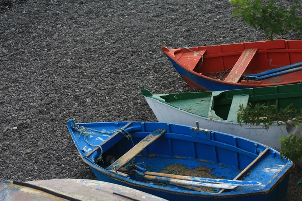 Старий рибальські човни Стокове Фото