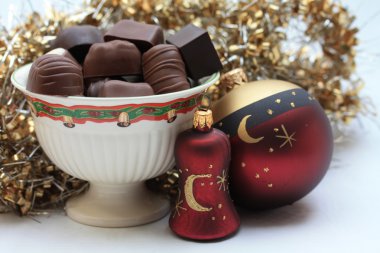 Christmas chocolates clipart