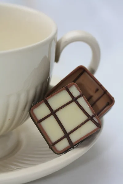 巧克力和茶 — 图库照片