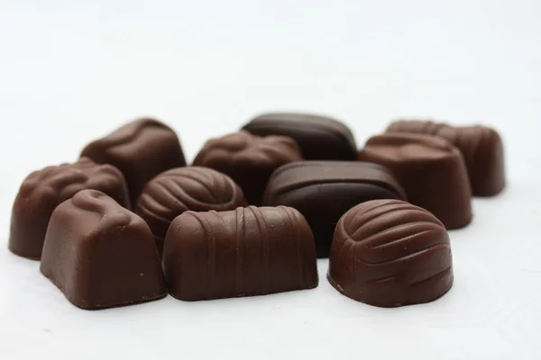Pralinés de chocolate de Bélgica — Foto de Stock