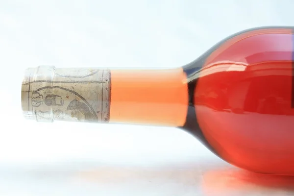 Botellas de vino en primer plano Fotos de stock libres de derechos