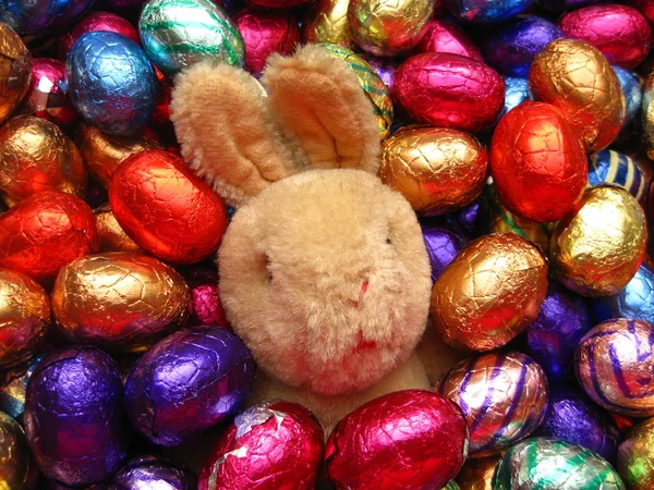 Wielkanoc jajko królik — Zdjęcie stockowe