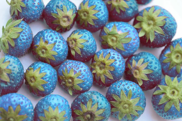Μπλε φράουλες — Φωτογραφία Αρχείου