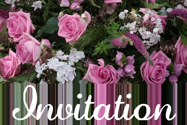 Tarjeta de felicitación floral —  Fotos de Stock
