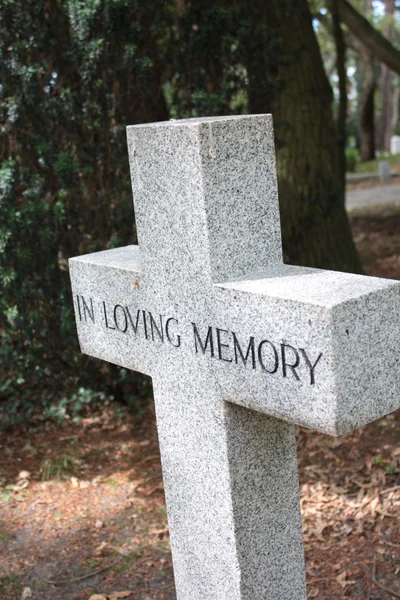사랑 하는 메모리에 무덤 장식- — 스톡 사진